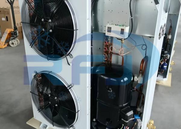 Outer Rotor Fan Box Type Unit Medium-High Temperature Refrogeration Condensing Unit R404A R22