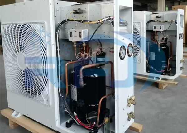 Plastic Shell Fan Unit Medium-High Temperature Refrogeration Condensing Unit R404A R22