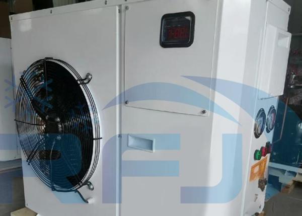 Single Fan Outer Rotor Box Type Unit Medium-High Temperature Refrogeration Condensing Unit R404A R22