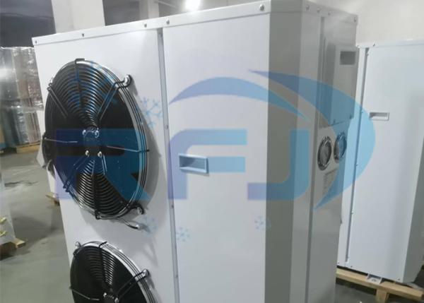 Double Fan Outer Rotor Box Type Unit Medium-High Temperature Refrogeration Condensing Unit R404A R22