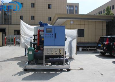 中国 RFJ Tecumsehの圧縮機によって3トンのブロックの製氷機の自動直接冷却 販売のため