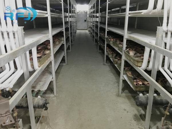 Heat Insulation Industrial Cold Room -60~-0 Degree Temp For Meat / Fish Storage