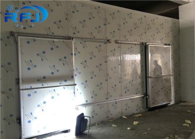 China Fish / Meat / Chicken Cold Room Freezer Evaporator Box Panel  Screw Compressor for sale