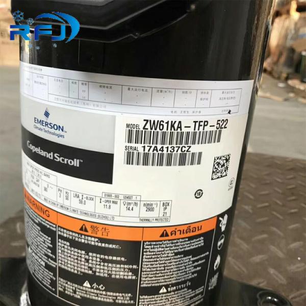 90W Copeland 8HP R410A AC Scroll Compressor ZB58KQE-TFD-558