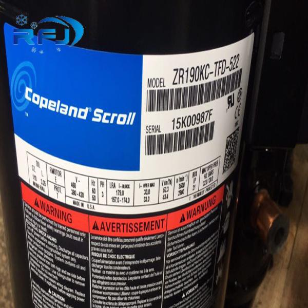 30HP Copeland Scroll Compressor Black Color Zr380kc-Twd-522 Video Technical Support