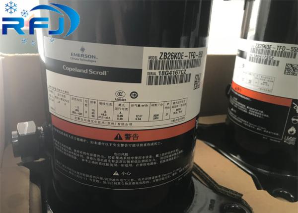 R404A ZB26KQE-TFD Copeland Scroll Compressor 3.5HP ZB26KQE-TFD-559 ZB26KQE-TFD-523