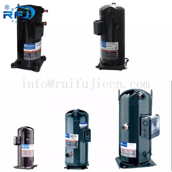 Hermetic Refrigeration Scroll Compressor Brazed Connection ZR81KCE-TFD Black Color