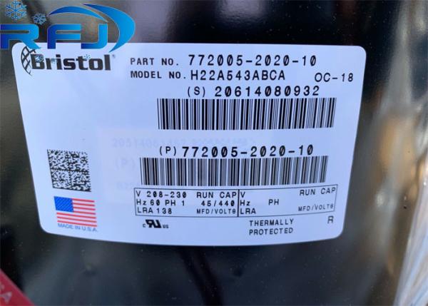 Piston Industrial Refrigeration Compressor MFD VOLTS Run Capacitor