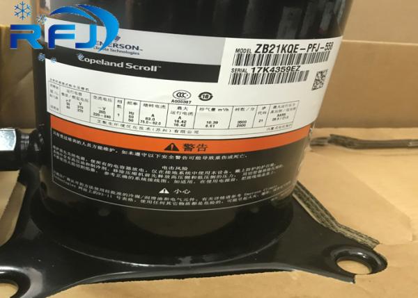 R410 3.0 HP Copeland Scroll Compressor ZP36K5E-TFD-522 Black Color