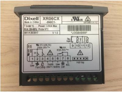 China Reguladores de temperatura inteligentes de Dixell Digital XR06CX-5N0C1 para el equipo de enfriamiento en venta