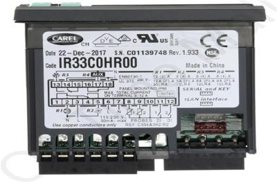 China 8A CCC Temperature Humidity Controller Carel IR33C0HR00 for sale