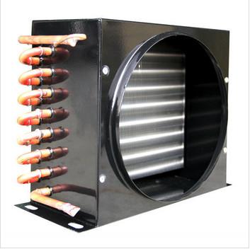 Chine Série de la bobine FNA-0.25/1.2 F-N de condensateur refroidie par air électrique d'échange thermique de tube de cuivre à vendre
