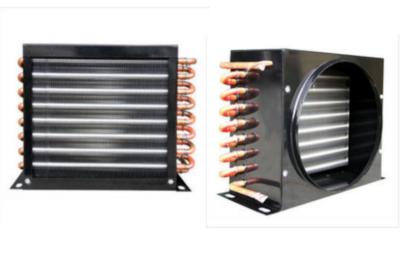 China Single fan air cooled condenser coil , Aluminum Refrigeration condensing units for sale