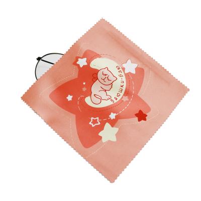 Chine 15x15 15x18cm Microfibre œil1vêtement tissu de polissage personnalisé avec logo à vendre