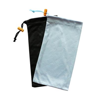 China 160-230gsm Microfiber Glasses Pouch 10x20cm Microfiber Goggles Bag for sale