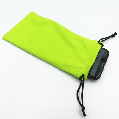 China Microfiber Drawstring Pouch With Various Packing Options for sale