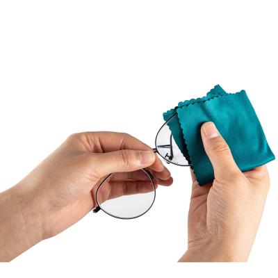 China 210gm Microfibra Óculos Tecido de cor personalizada Reutilizável Para Lentes de Câmera à venda