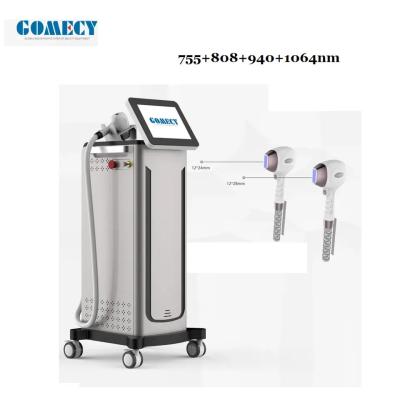 China 808 755 940 1064nm Diode Laser Hair Removal Machine 2000w Laser Depilation Machine for sale