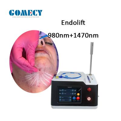 China AC110V 220V Endolift Laser Machine Air Cooling 1470nm 980nm With LCD Touch Screen for sale