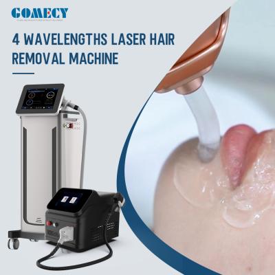 China White Diode Laser Machine 4 Wavelengths Laser Hair Removal Machine For Salon for sale