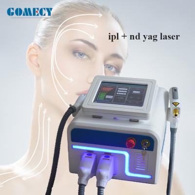 China Beauty Laser Hair Removal And Tattoo Removal Machine met IPL Q Switch ND Yag is een machine voor het verwijderen van haar en tatoeages. Te koop