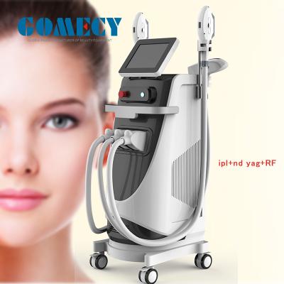 China Anti Aging Laser Multifunction Beauty Machine 3 In 1 IP Nd Yag RF Wrinkle Removal Machine for sale