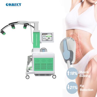 China 532 nm Diode Cold Laser Fat Removal Machine Fat Reduction Weight Loss Ems Body Slimming 10d LIPO LASER with EMS Machine for sale