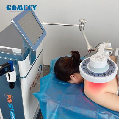 China Standing Shockwave PMST High-Frequency Infrared Light Therapy 3 IN 1 Physical Therapy Equipment for sale
