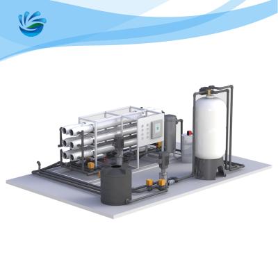 China Agua pura potable 20TPH del sistema del RO del agua potable del filtro del carbono en venta