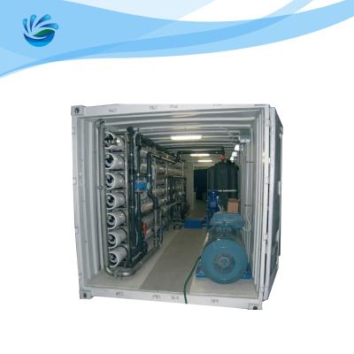 China Hotel Hospital Containerized Water Treatment Plant RO Water Purifier Plant for sale