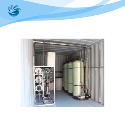 China Planta móvel Containerized do purificador da água da planta de tratamento da água do UltraFiltration à venda