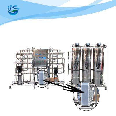 China Two Stage Reverse Osmosis EDI Water Treatment Plant Purified Water System for sale