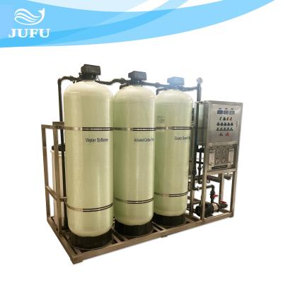 China 4040 Membrane Reverse Osmosis Water Treatment Machine 2TPH RO Water Equipment for sale