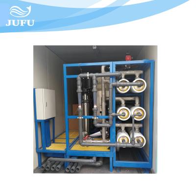 China Sistema Containerized do purificador da água da planta de tratamento da água da área remota à venda