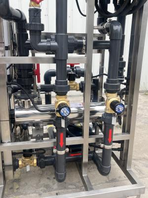 China Membrane Ultrafiltration Water Treatment System For Borehole Salty Water for sale