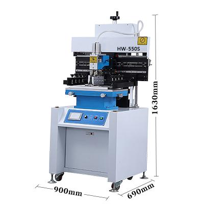 China OEM Solder Paste Dispenser Machine HWGC Semiauto Solder Stencil Printer for sale