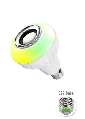 China Wireless Colorful LED Speaker Bulb , Voice Control Bluetooth Speaker Lamp for sale
