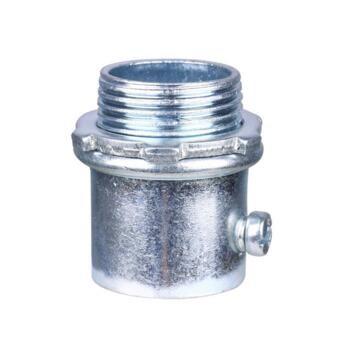 China Steel EMT Conduit Connector for concrete tight connection for sale