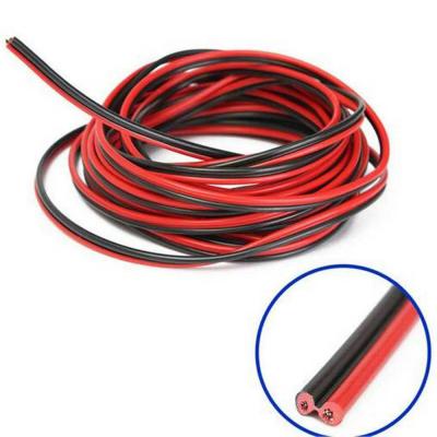 China 2*1.5mm 2*0.75mm 100m Red And Black Flexible Electrical Wire Cable for sale