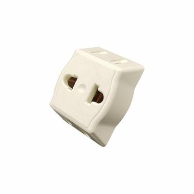 China Non Grounding 2 Hole Household Socket Electric Plug Adapter for sale