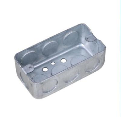 China Rectangle OEM ODM 1.6mm Galvanised Junction Box for sale