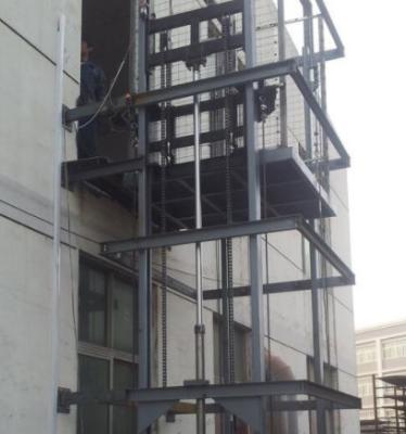 China 2000KG Commercial Glass Elevators 0.3m/s Home Hydraulic Lift for sale