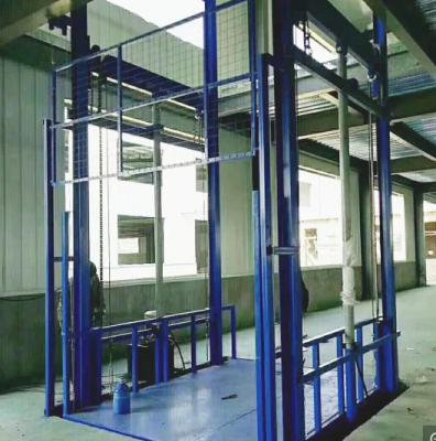 China 8 Tons Commercial Freight Elevator 4 Floor 1200KG Hydraulic Lift for sale