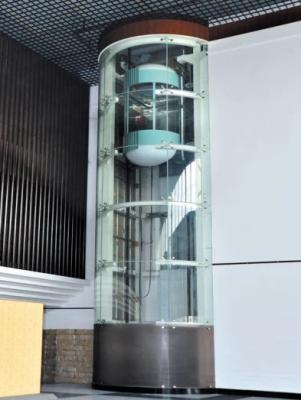 中国 3.5m/sエレベーター1600KGの観察の上昇を差し引いた油圧機械部屋 販売のため