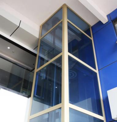China Glass Door Panoramic Elevator Without Pit 250kg 3 Persons for sale