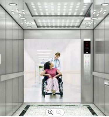 China elevador 304 de acero inoxidables de la cama de hospital 1600KG de 2400m m en venta