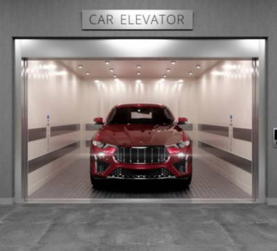 China 7 Floors Car Elevator Lift For Home Garage Infrared Sensor Gearless Traction for sale