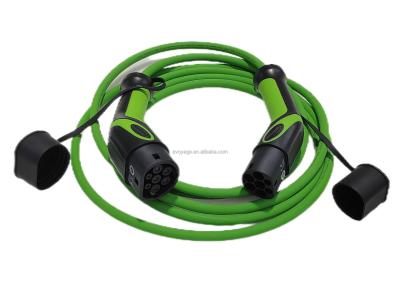 China IEC 62196 Cable de carga de vehículos eléctricos de tres fases 16A 32A Tipo 2 a Tipo 2 en venta