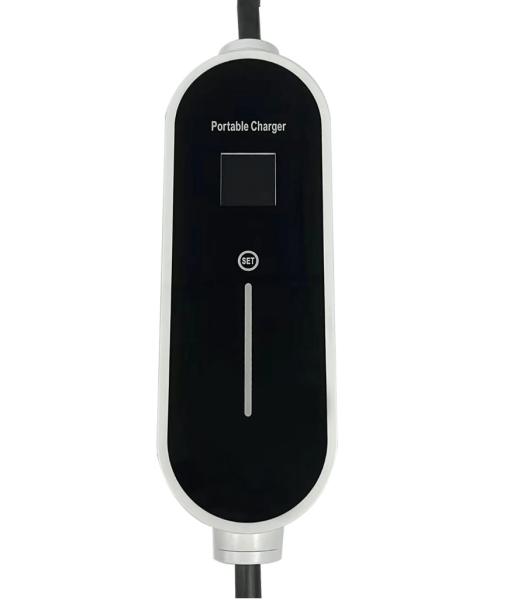 Quality Portable GB/T Mobile Electric Car Chargers 16A 11kw Type 2 Charger With LCD for sale