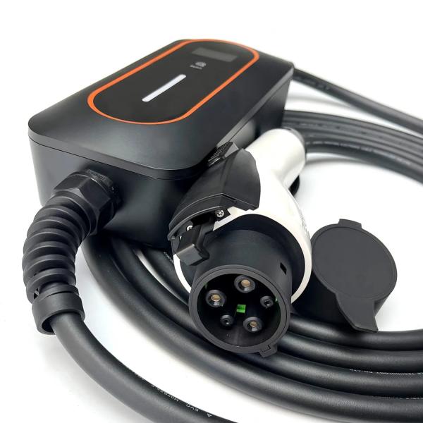 Quality Portable Type 1 EV Charger 8A 10A 13A 16A Adjustable With Schuko Plug for sale